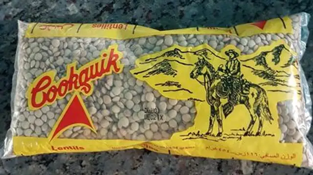 Cookquik Lentils front packaging