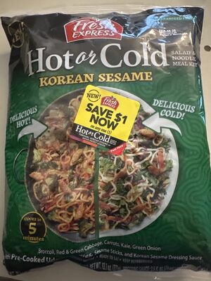 Hot or cold korean sesame