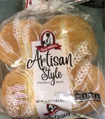 Artisan style sandwich rolls