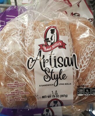 Hot dog buns front packaging