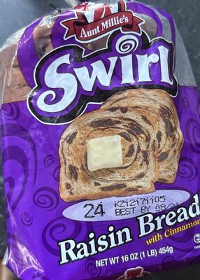 Swirl Raisin Bread With Cinnamon