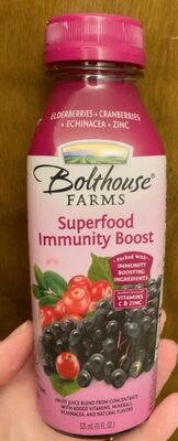 Superfood immunity boost front packaging