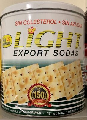 Light export soda front packaging