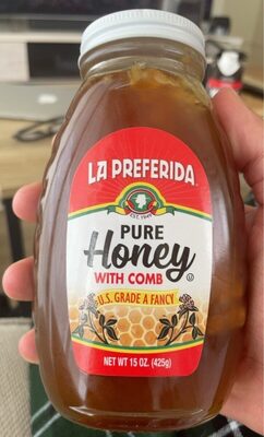 Pure Honey With Comb U.S Grade A Fancy