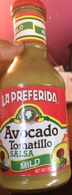 Mild avocado tomatillo salsa