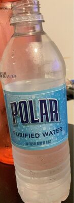 Purified water front packaging