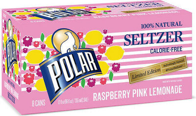 Polar seltzer raspberry pink lemonade