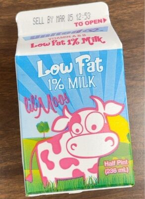 Lil Moos Low Fat 1% Milk