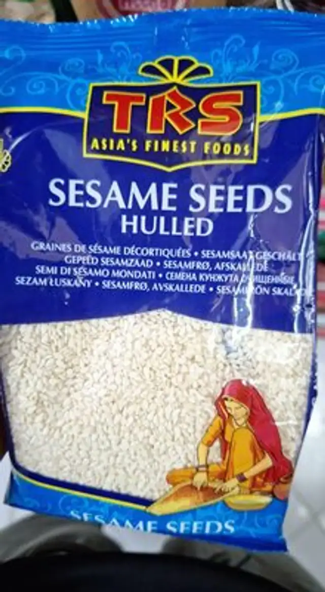 Susame seeds hulled front packaging