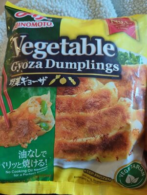 Vegetable gyoza dumplings