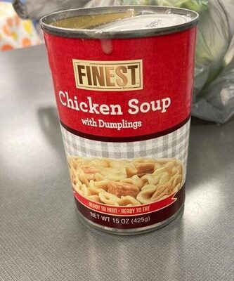 Chicken soup with dumplings