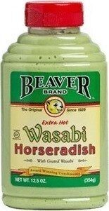 Extra hot wasabi horseradish