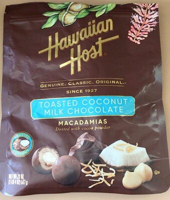 Toasted Coconut Milk Chocolate Macadamias