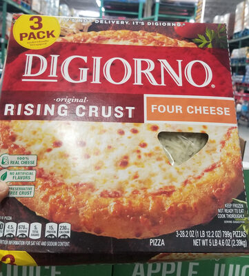 Original rising crust pizza