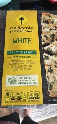 WHITE CRISPY THIN CRUST PIZZA