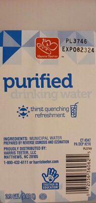 Harris Teeter Purified drinking water