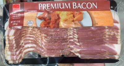 Premium bacon naturally hickory smoked