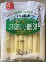 STRING CHEESE REDUCED FAT • LOW-MOISTURE MOZZARELLA CHEESE SNACK STICKS