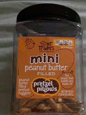 Mini peanut butter filled pretzels