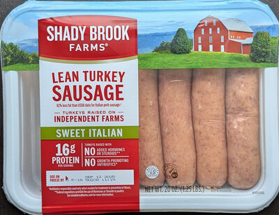 LEAN TURKEY SAUSAGE SWEET ITALIAN