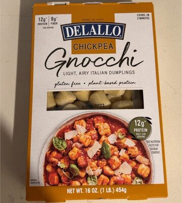 Chickpea gnocchi