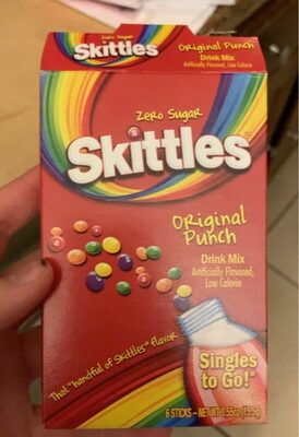 Skittles zero sugar drink mix