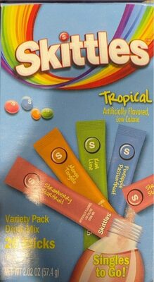 Skittles drink mix tropical