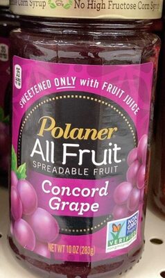 All Fruit Concord Grape Spread