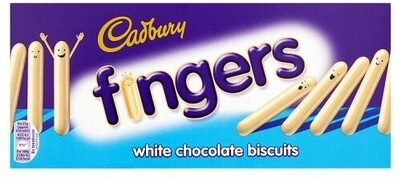 fingers white chocolate biscuits front packaging