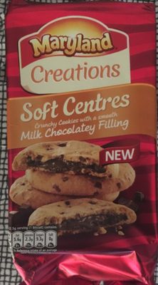 Maryland Creations Soft Centres Milk Chocolatey Filling Cookies