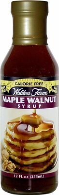 Maple Walnut Syrup front packaging