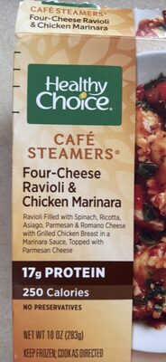 Four-Cheese Ravioli & Chicken Marinara