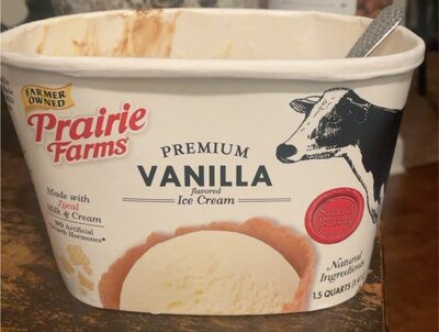 Premium vanilla front packaging