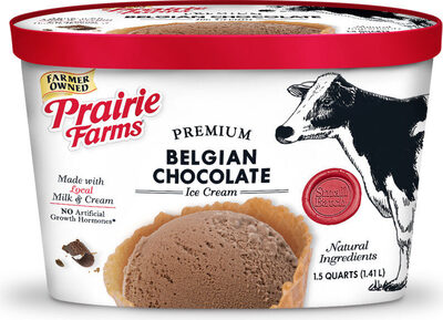Premium belgian chocolate ice cream