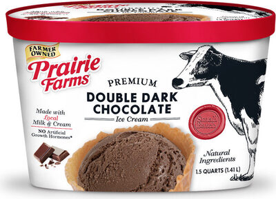 Premium double dark chocolate ice cream