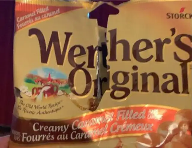 Werther's Original Creamy Caramel Hard Candies front packaging