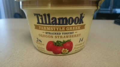 Oregon Strawberry Farmstyle Greek Lowfat Yogurt