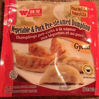 Vegetable & pork pre-steamed dumpling