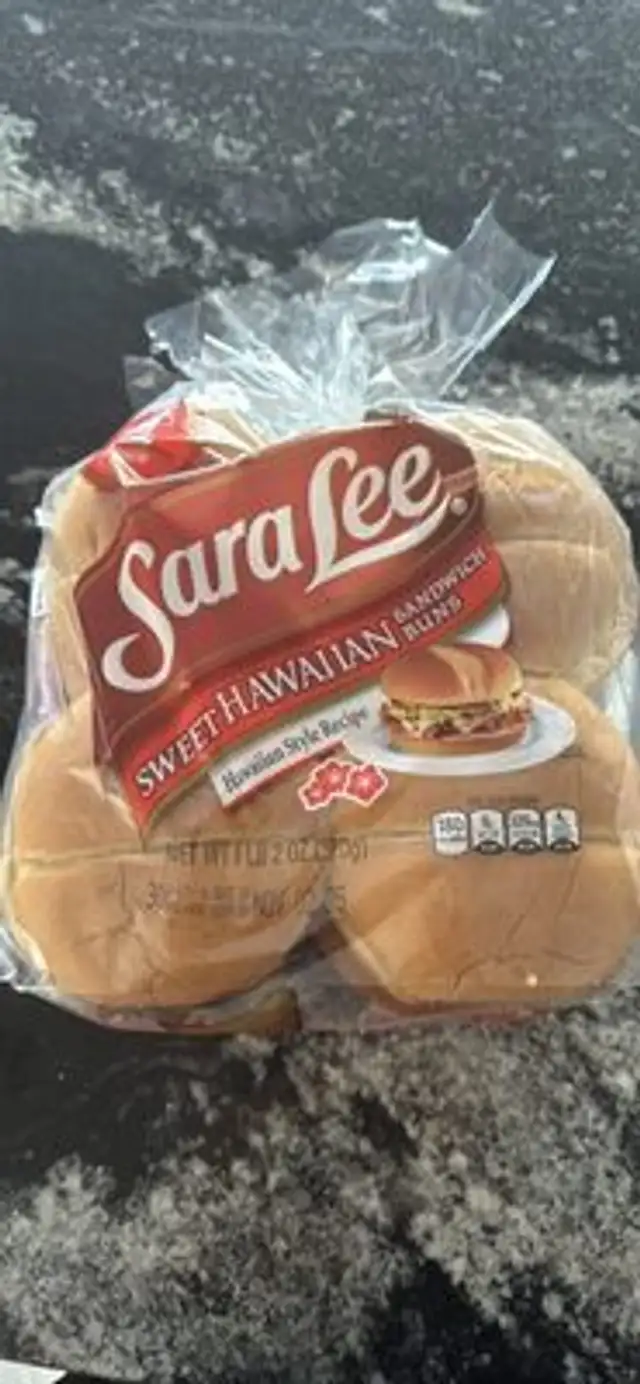 Sweet Hawaiian Sandwich Buns front packaging