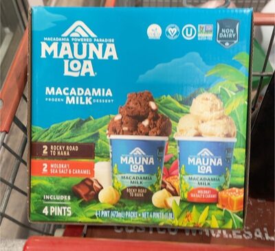Macadamia Milk Frozen Dessert – Rocky Road & Moloka'i Sea Salt and Caramel