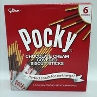 Chocolate Cream Covered Biscuit Sticks