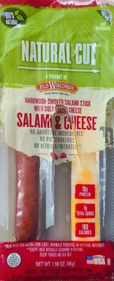 Natural Cut Salami and Cheese