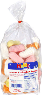 Assorted marshmallow peanuts candy