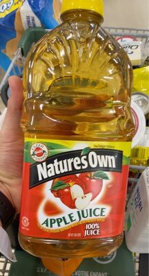 100% Apple Juice front packaging