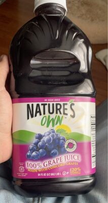 100% Grape Juice front packaging