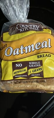 Soft Oatmeal Bread front packaging