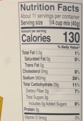 Gram’s cinnamon apple pancake &waffle mix nutrition facts table