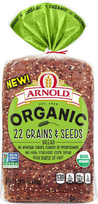 22 Grains & Seeds Organic Bread