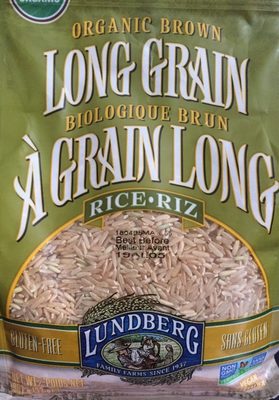 ROC Long Grain Brown Rice front packaging