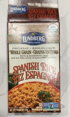 Organic Whole Grain Rice & Seasoning Mix Spanish Rice
